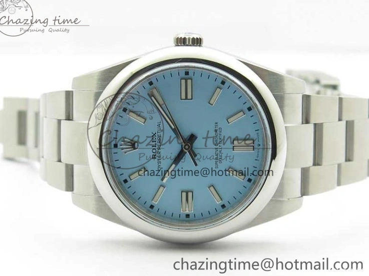 0520 GoodFit Oyster Perpetual 41mm 124300 BP Maker Best Edition Tiffany Blue Dial on SS Bracelet 2691